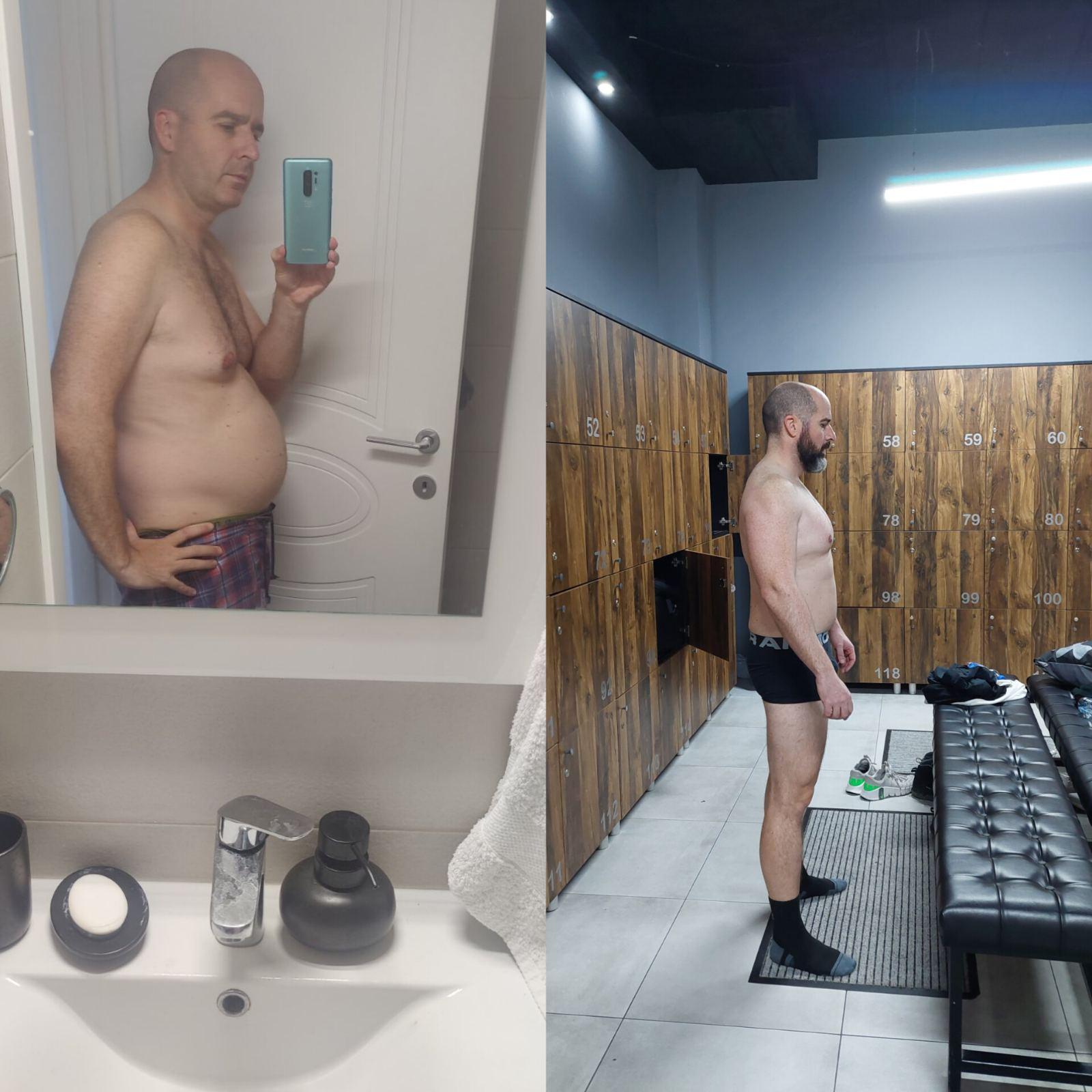 Uspešna transformacija tela klijenta sa personalnim trenerom